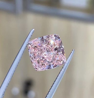 Kussing Briljant gesneden Fancy Roze losse diamant Laboratorium gegroeid 10 Mohs