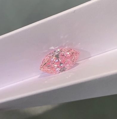 Het laboratorium leidde tot de Gekleurde van de de diamantring van Diamond Man Made Real Diamonds laboratorium gecreeerde roze Eerste Bron Marquise Loose Diamond
