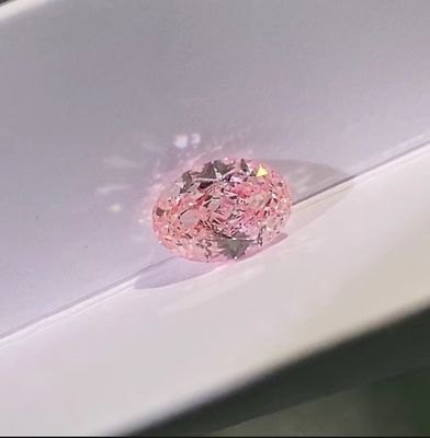 Het ovale Briljante Besnoeiingslaboratorium leidde tot Roze Diamanten 10 de Roze Losse Diamant van Mohs