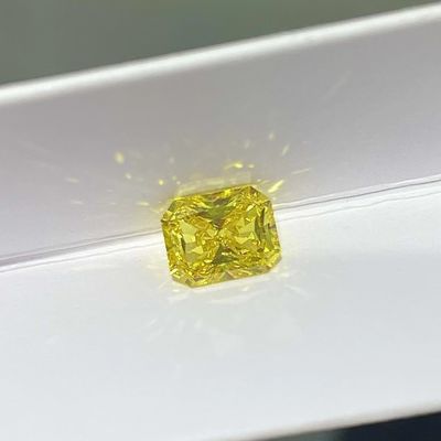 Het stralende Besnoeiings Synthetische Laboratorium leidde tot Geel Diamanten 2-2.99 Karaat