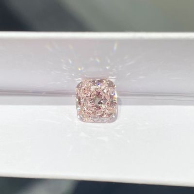 Verklaarde Diamanten IGI van CVD van de kussen de Briljante Besnoeiing 2.0ct-2.5ct Gekweekte Roze Laboratorium