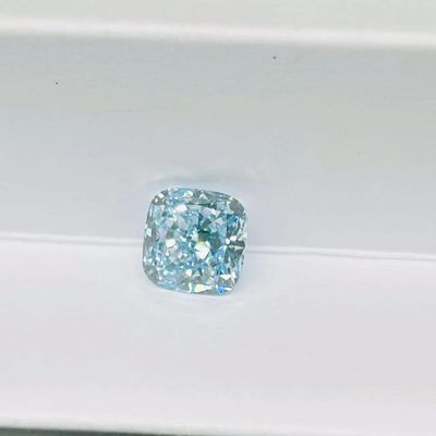VS1 Diamanten 3.2ct-3.6ct van CVD van de kussen de Briljante Besnoeiing Gekweekte Blauwe Laboratorium