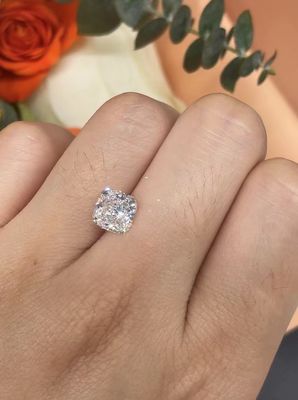 Vvs-VERSUS sneed het Kleurloze 1 Karaatkussen Losse Verklaarde Diamant IGI