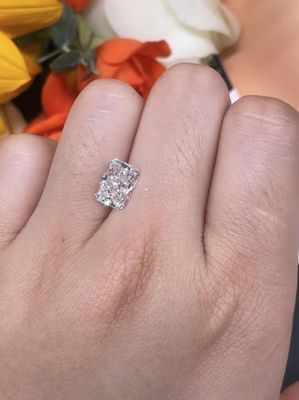ZKZ-Gekweekte Stralende de Besnoeiings los Diamanten van de Diamantenkoolstof Laboratorium