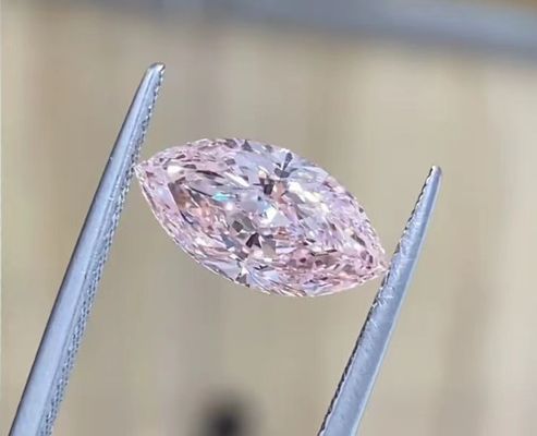 2.54ct CVD Lab Groeide Roze Diamanten Marquise Brilliant Cut Gecertificeerd