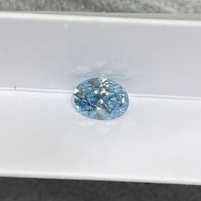 De Blauwe Synthetische Losse Laboratorium Gekweekte Diamanten VS1 van juwelendecoratie 1.66Carat