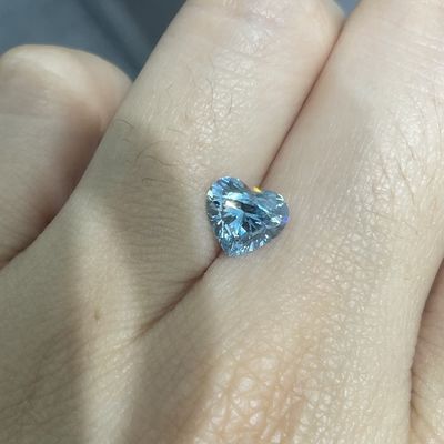 De synthetische Gekweekte Roze Diamanten 1.27ct IGI Gediplomeerde VS1 van de Hartvorm Laboratorium