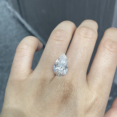 Het Laboratorium van 5,05 Karaatcvd HPHT leidde tot Witte Diamanten Klantgerichte Peervormig