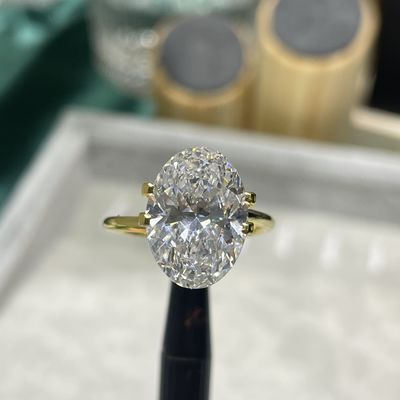 5ct Grote grootte Lab Groeide CVD Diamant Oval Briljant Gesneden IGI Gecertificeerd