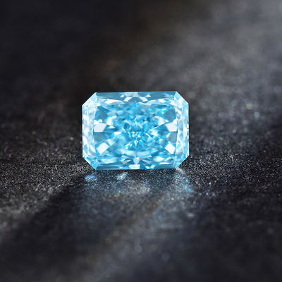 De losse Duidelijkheid van de de Diamanten Stralende Vorm VVS van CVD Levendige Laboratorium Gekweekte Blauwe