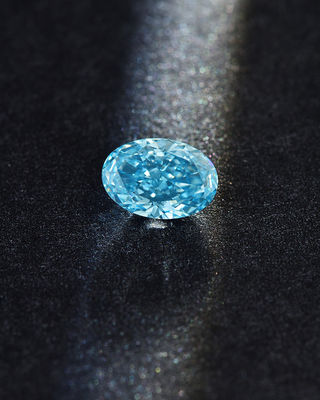 VVS1-VS2 blauw Ovaal Los Diamond Cultivated Diamonds 10 Mohs