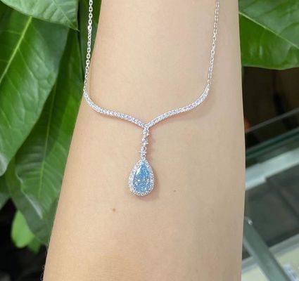 1.75ct Cvd Lab Groeide Diamant Ketting 10 Mohs
