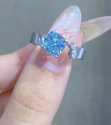 kussen snij verloving ring lab diamant sieraden los lab gemaakt diamanten sieraden diamant
