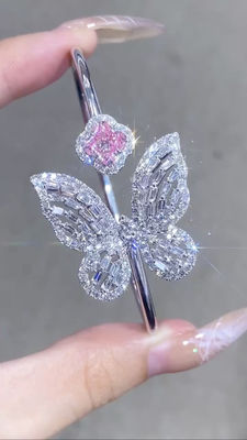 VS1 Lab Grown Diamant Armbanden Vierblaad Clover Lily Cut LV Cut Vlindervorm