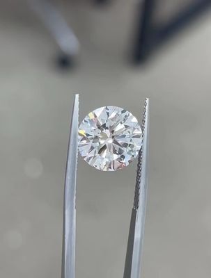 10 Mohs Kleurloos Rond Briljant Gesneden CVD Lab Groeide Diamanten 2,5ct-3ct