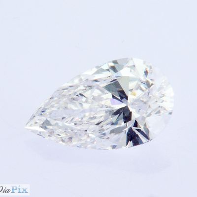1.1ct Peervorm IGI Gecertificeerd Laboratorium Groeid Onbehandeld CVD Witte Diamant D VS1