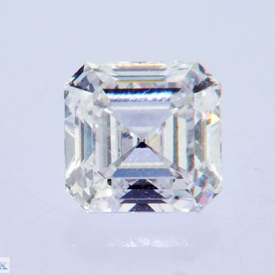 Wit 3.2ct Lab Groeid CVD Diamanten Vierkante Smaragd Asscher Vorm IGI Gecertificeerd