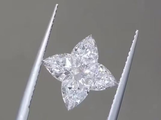 White Lab Grown Diamonds 4CT CVD LV Cut Loose Diamond DEF VS1 voor sieraden