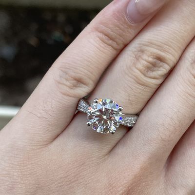18k echt goud laboratorium gegroeide diamanten ringen IGI gecertificeerd voor verloving bruiloft