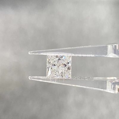 IGI gecertificeerd los Lab Created CVD Diamant 2.3ct E VVS2 Princess Cut